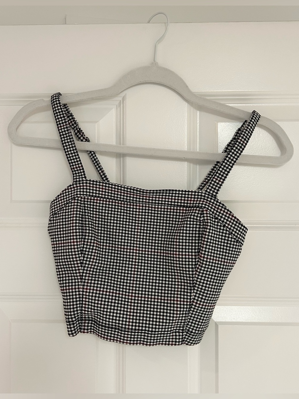 Hollister Gingham Cropped Tank
